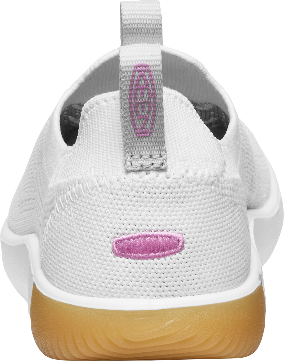Keen Women's KNX Knit Sneaker Star White/Moonlite Mauve