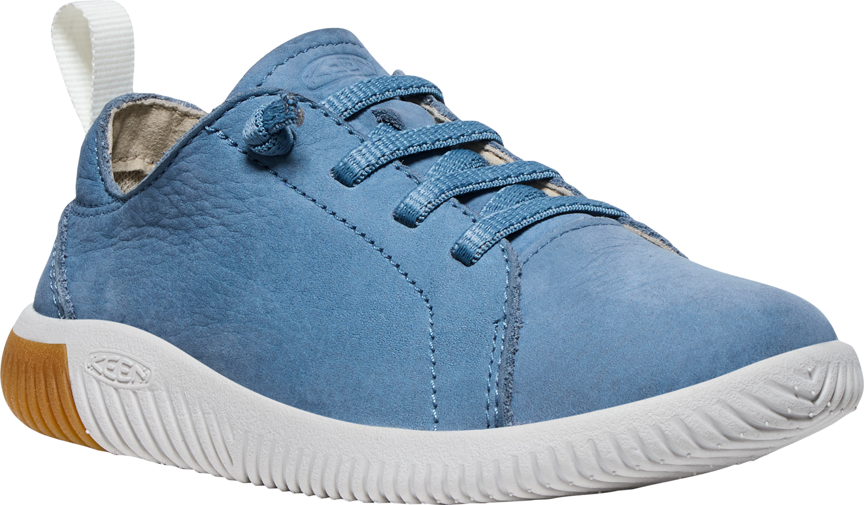 Keen Kid's KNX Leather Sneaker Coronet-blue-vapor Sneakers 31