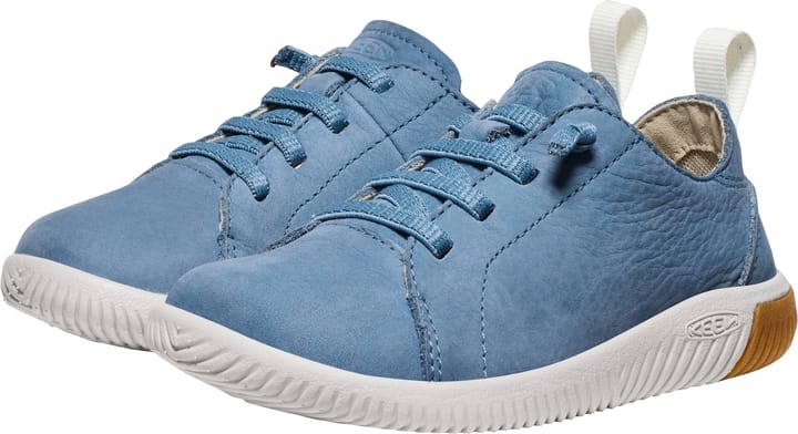 Keen Kid's KNX Leather Sneaker Coronet-blue-vapor Keen