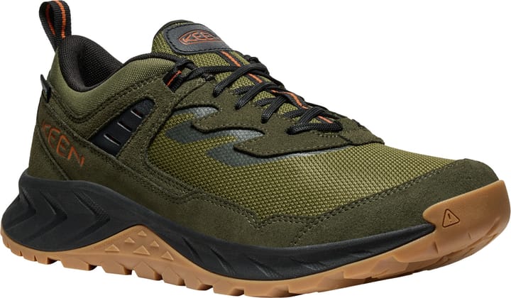 Keen Men’s Hightrail Waterproof Hiking Shoe WinterMoss/Gold Flame Keen