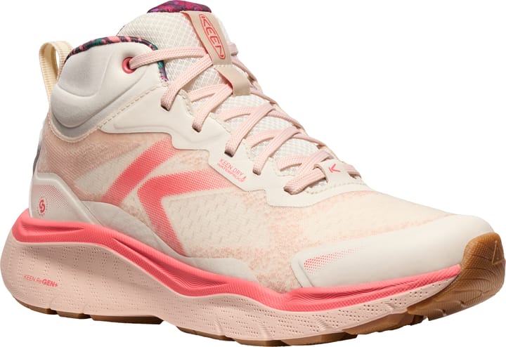 Keen Women's Leiki Waterproof Hiking Boot Birch-cameo-rose Keen