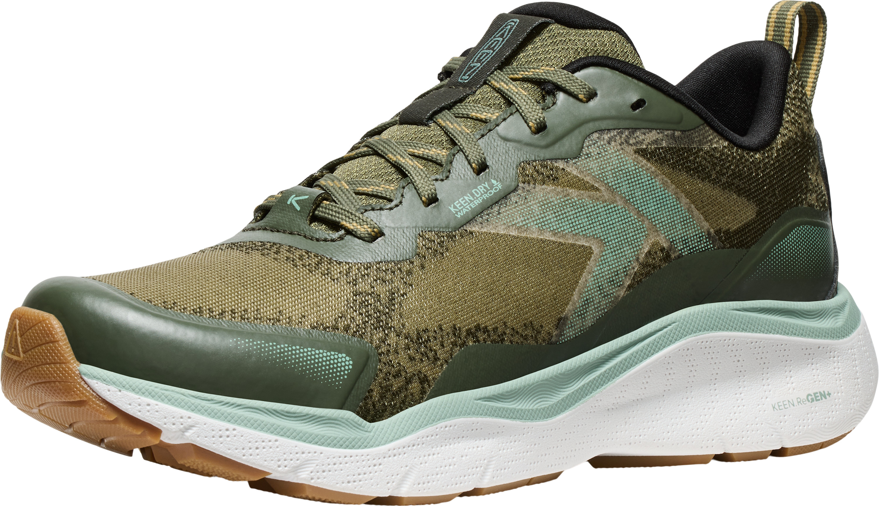 Keen Women's Leiki Waterproof Hiking Shoe Winter Moss/Granite Green