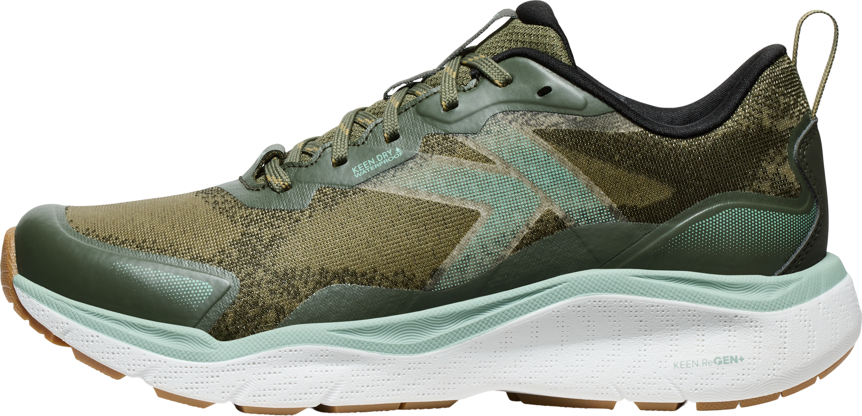 Keen Women's Leiki Waterproof Hiking Shoe Winter Moss/Granite Green