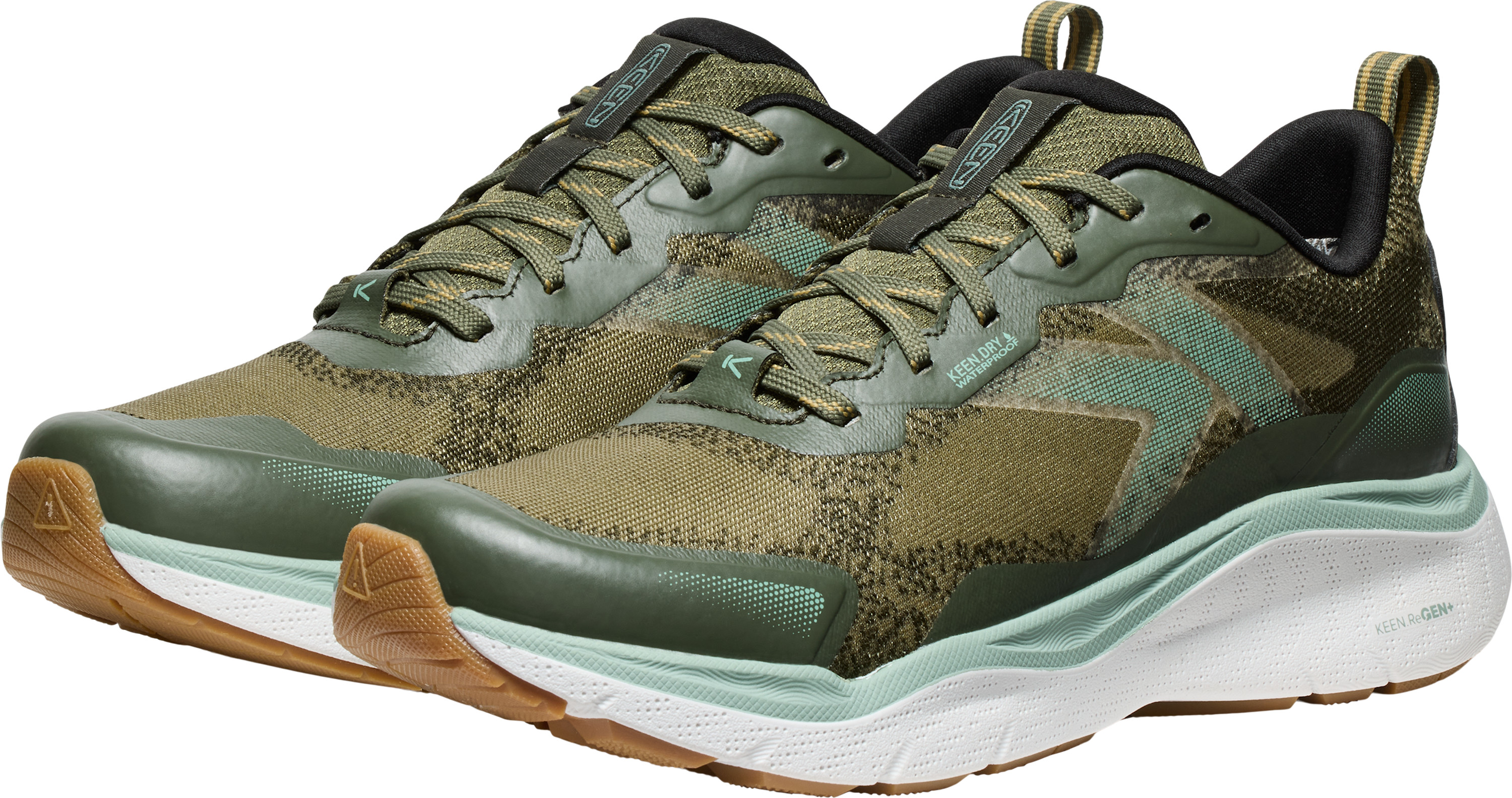 Keen Women's Leiki Waterproof Hiking Shoe Winter Moss/Granite Green
