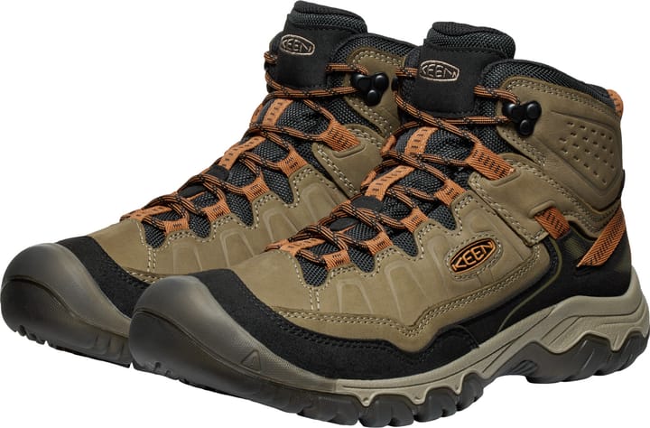 Keen Men's Targhee IV Mid Waterproof Sea Turtle/Roasted Pecan Keen