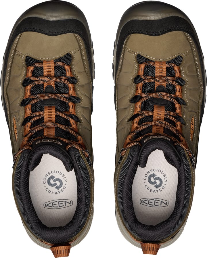 Keen Men's Targhee IV Mid Waterproof Sea Turtle/Roasted Pecan Keen