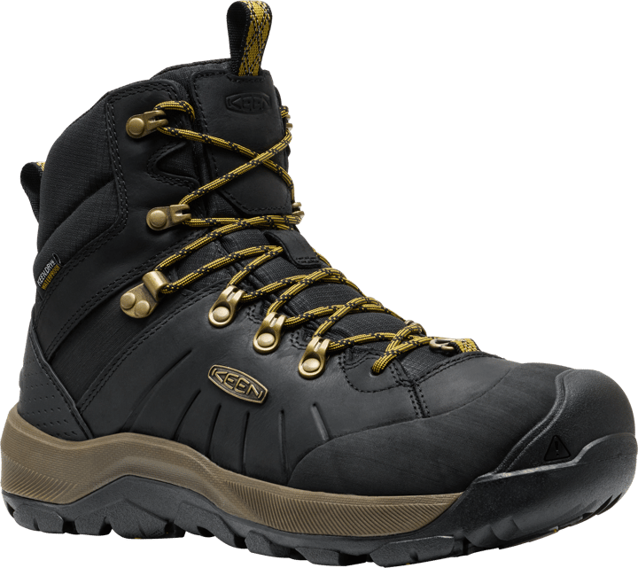 Keen Men's Revel IV Mid Polar Black-lemon Curry Keen