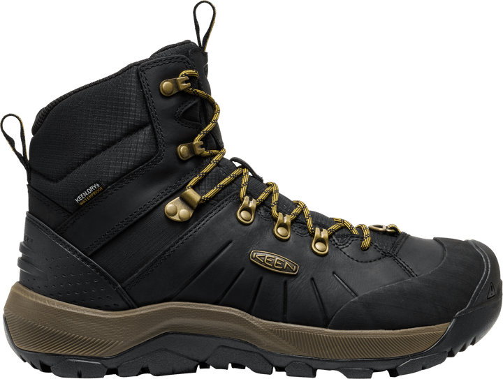 Keen Men's Revel IV Mid Polar Black-lemon Curry Keen