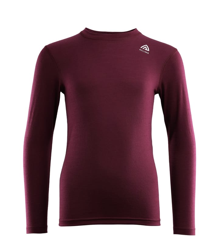 Aclima Juniors' LightWool Crew Neck Zinfandel Aclima