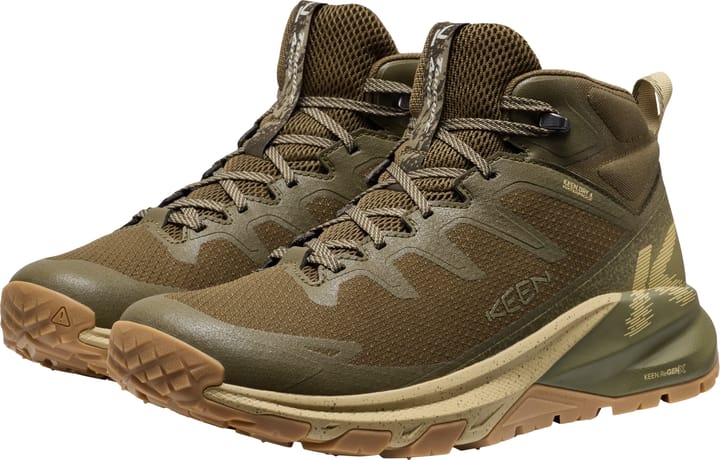 Keen Men's Targhee Apex Mid Wp  Dark Olive-khaki Keen