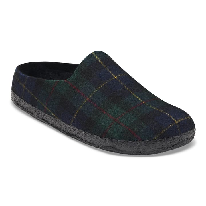 Birkenstock Amsterdam Wrap Dip Fe Laf Green Navy Plaid Birkenstock