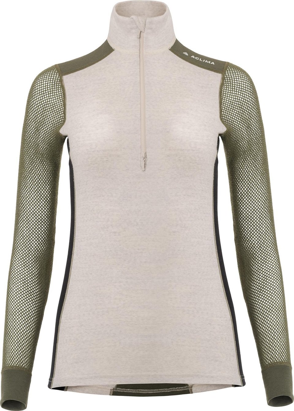 Women's WoolNet Hybrid Mock Neck
