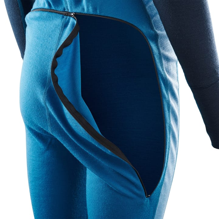 Aclima Women's WarmWool Overall 3/4 Blue Sapphire(Navy Blazer/Azu. Aclima
