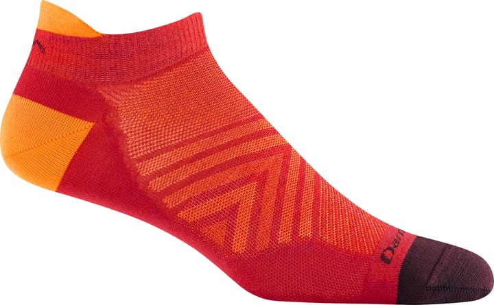 Darn Tough Men's Run No Show Tab Ultra-Lightweight Race Red Darn Tough