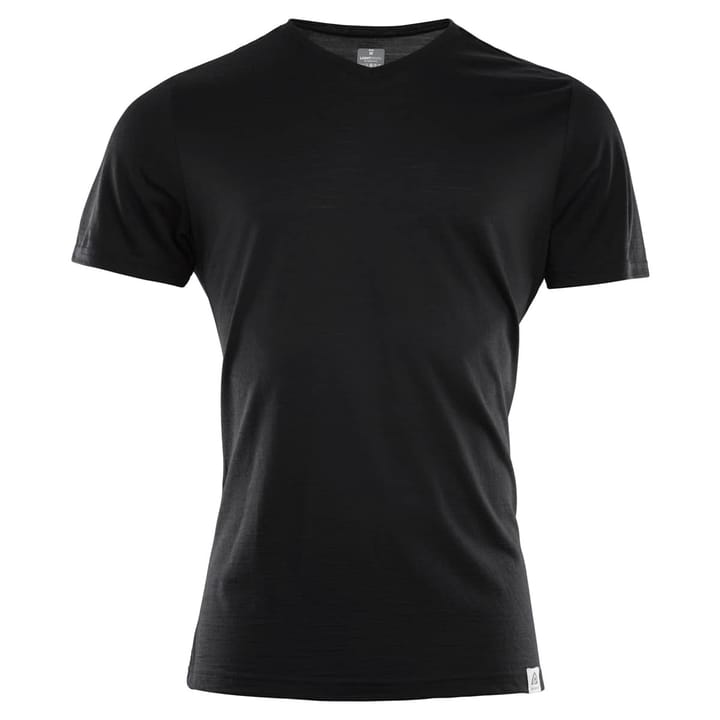 Aclima LightWool T-Shirt V-Neck Men Jet Black Aclima Aclima LightWool T-Shirt V-Neck Men Jet Black Aclima