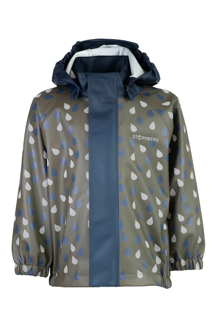 Stormberg Stormflod Rain Jacket Kids Tarmac / Dress Blues Stormberg Stormberg Stormflod Rain Jacket Kids Tarmac / Dress Blues Stormberg