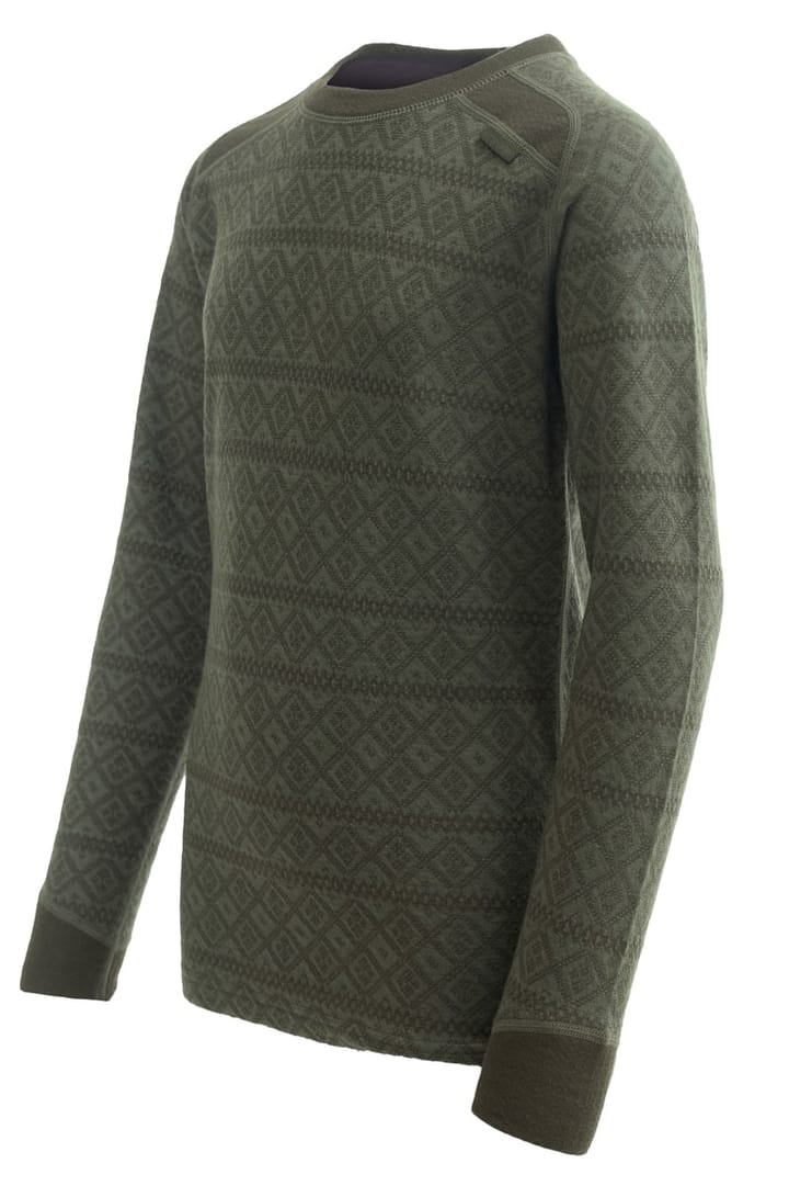 Stormberg Rauland Wool Roundneck Jr Forest Night / Thyme Stormberg