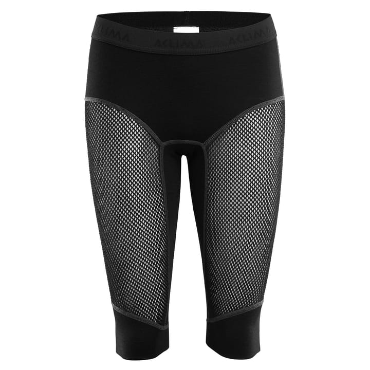 Aclima WoolNet Shorts Long Woman Jet Black Aclima