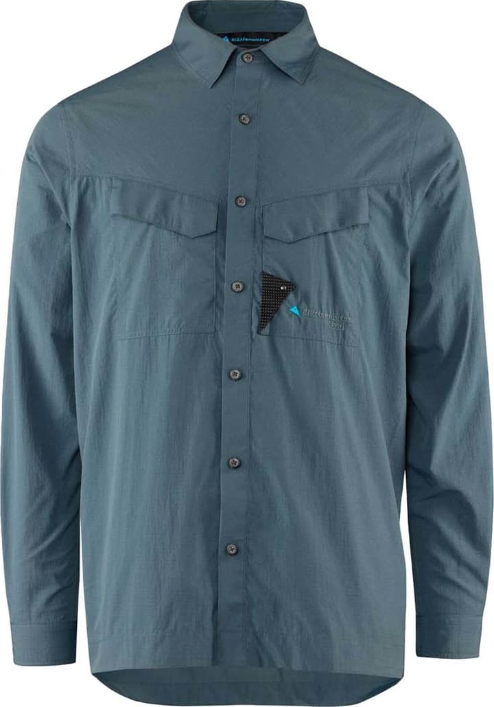 Klättermusen Men's Syn Long Sleeve Shirt Thistle Blue Klättermusen