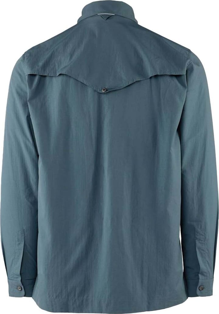 Klättermusen Men's Syn Long Sleeve Shirt Thistle Blue Klättermusen
