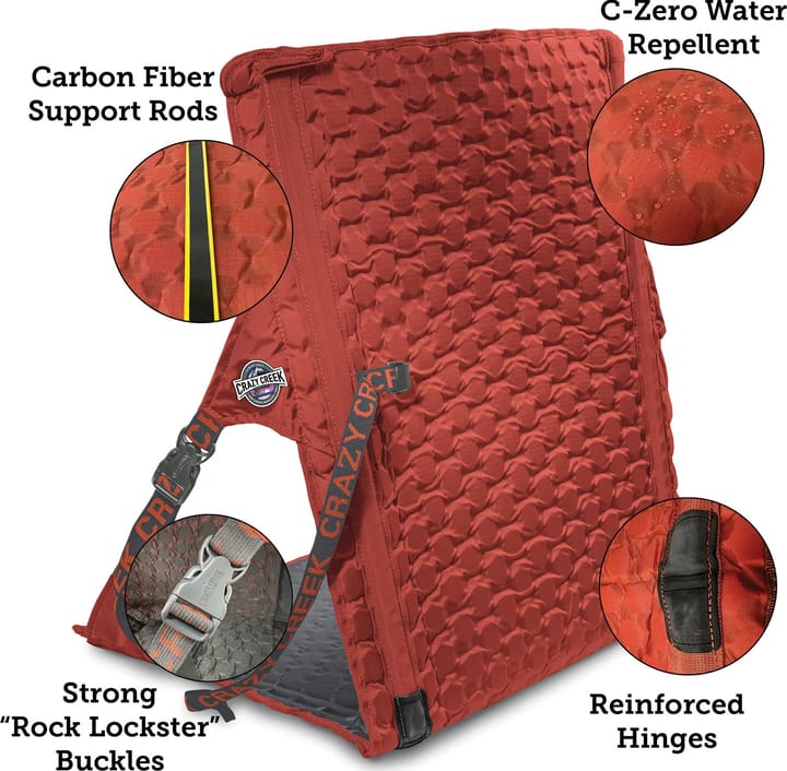 Crazy Creek Hex 2.0 Longback Chair Copper / Slate Grey Crazy Creek