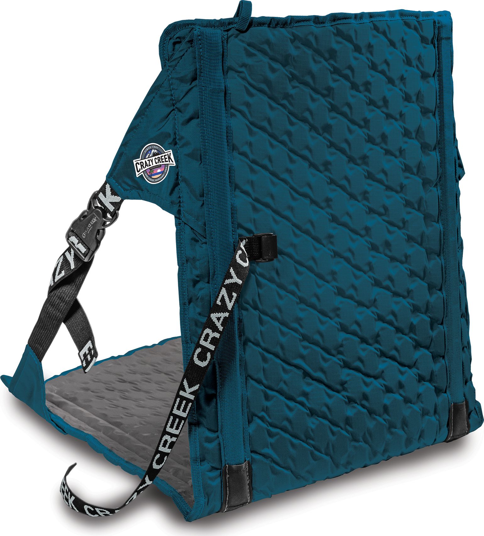 Crazy Creek Hex 2.0 Longback Chair Aleutian Blue / Slate Grey