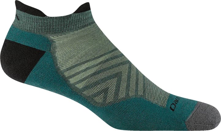 Darn Tough Men's Run No Show Tab Ultra-Lightweight with Cushion Teal Darn Tough