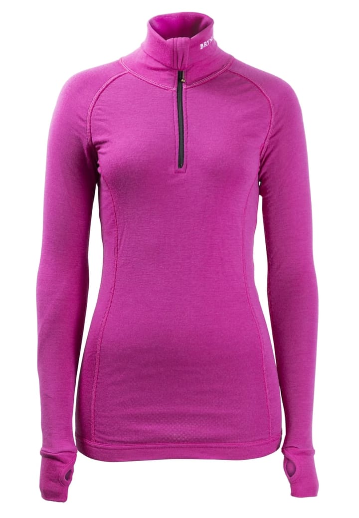 Brynje Lady Zip Polo W Thumbgrip Violet Brynje Brynje Lady Zip Polo W Thumbgrip Violet Brynje