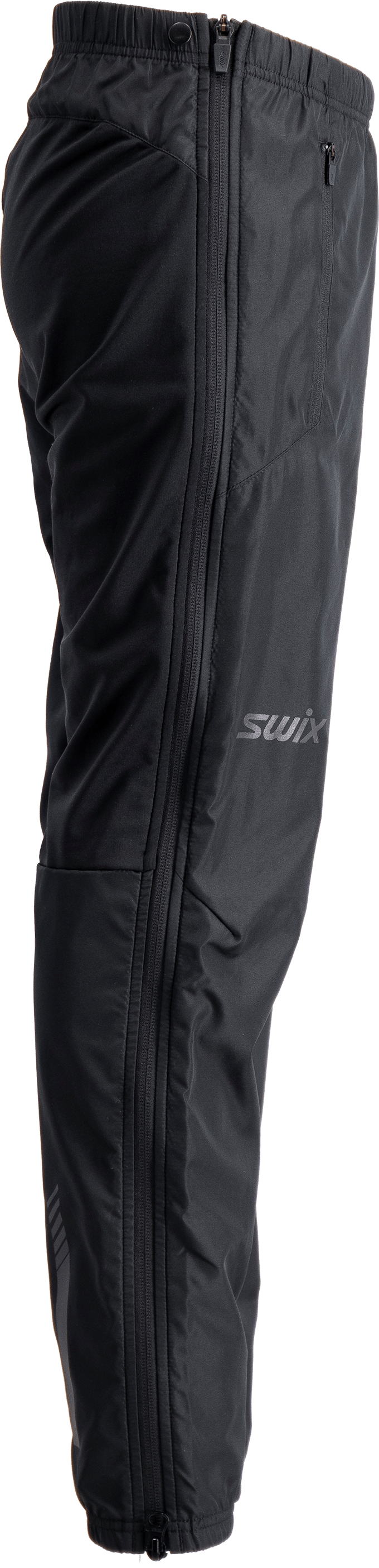 Swix Juniors' Infinity Hybrid Full Zip Pants Jet Black Swix