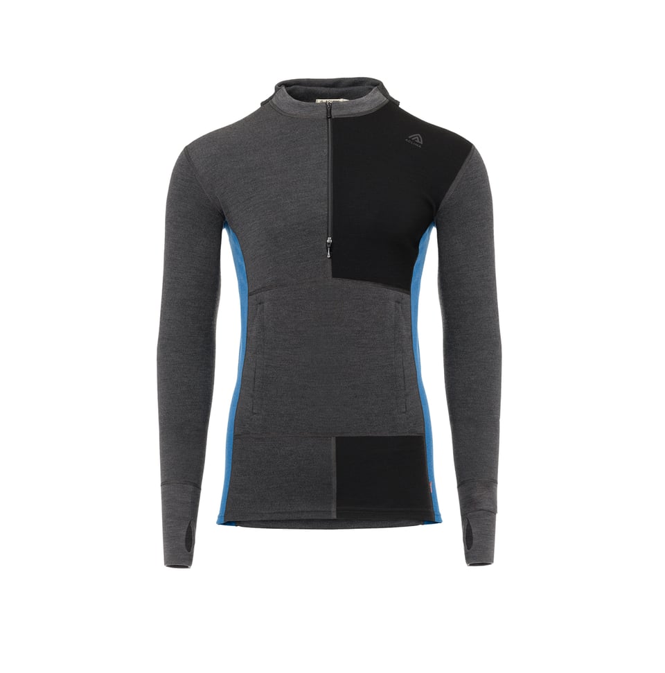 Men's WarmWool Hoodsweater with Zip