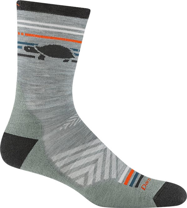 Darn Tough Men's Pacer Micro Crew Ultra-Lightweight With Cushion Seafoam Darn Tough
