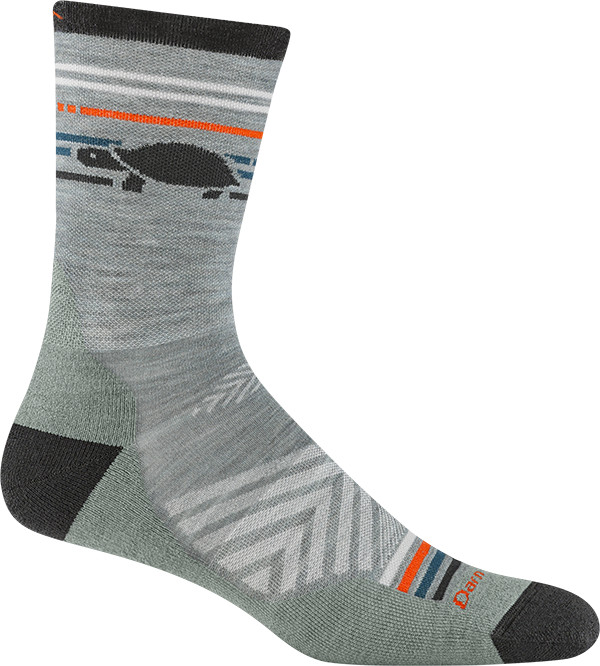 Darn Tough Men's Pacer Micro Crew Ultra-Lightweight With Cushion Seafoam