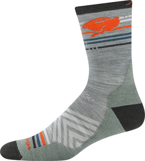 Darn Tough Men's Pacer Micro Crew Ultra-Lightweight With Cushion Seafoam Darn Tough