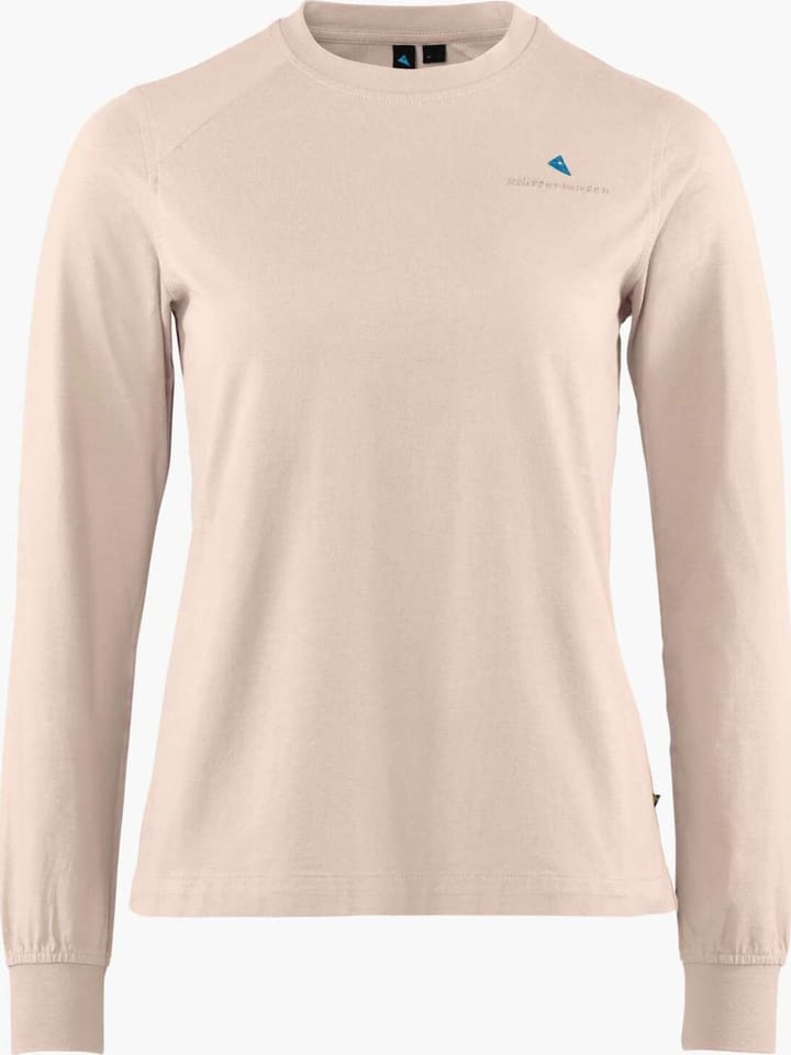 Klättermusen Root Logo Ls Tee W'S Cream Rose Klättermusen