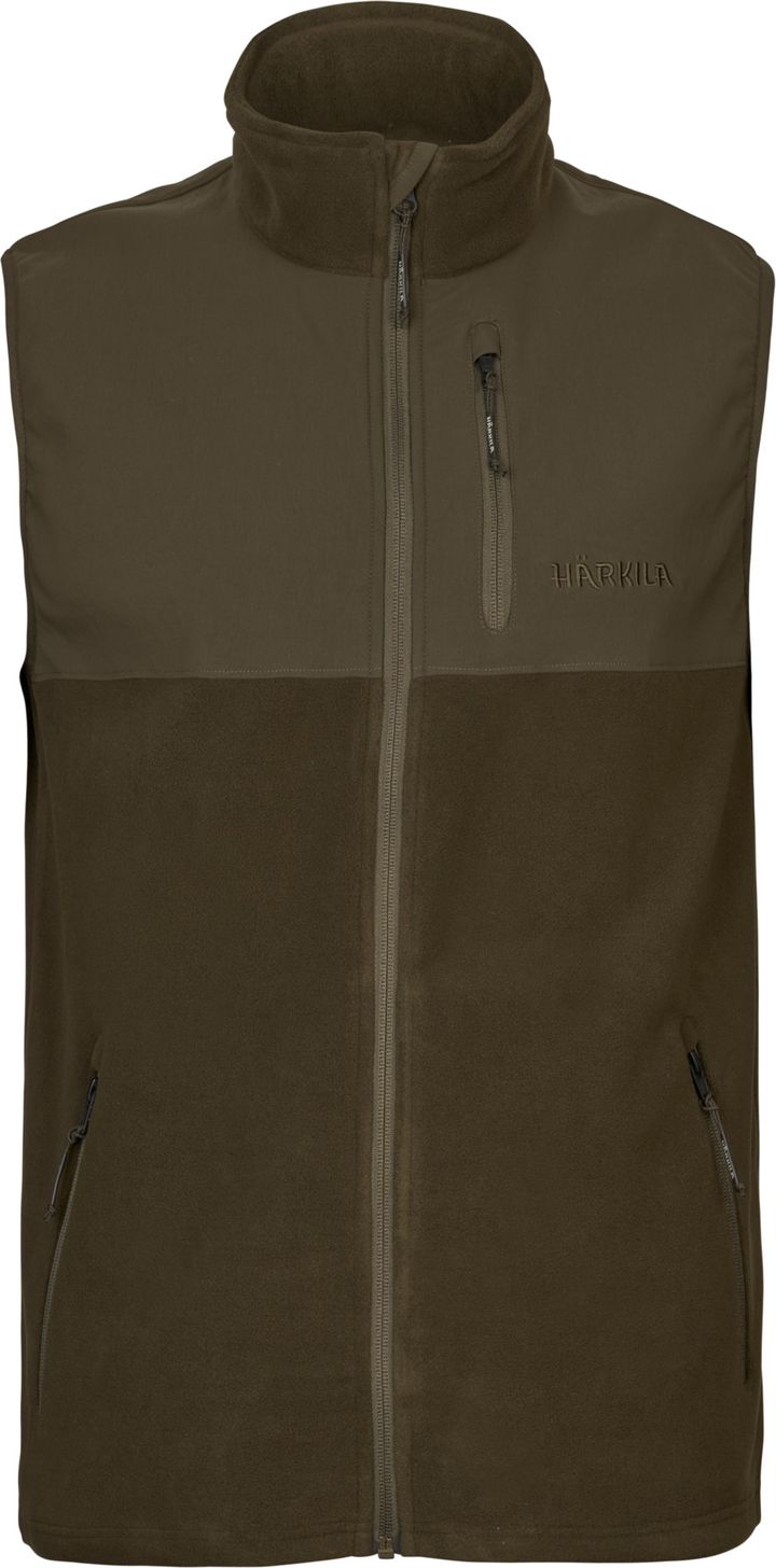 Härkila Men's Fjell Fleece Vest Hunting Green/willow Green Härkila