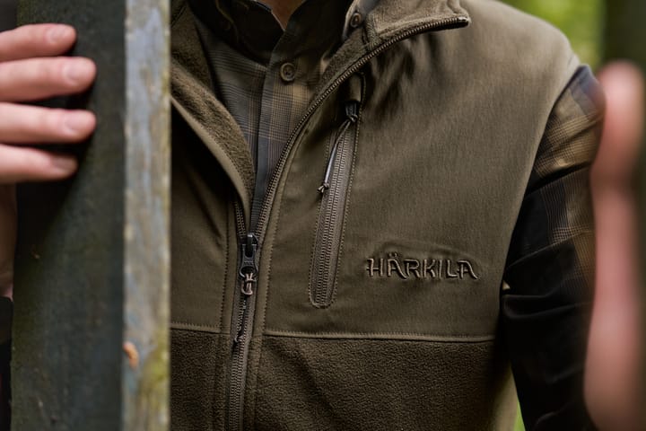 Härkila Men's Fjell Fleece Vest Hunting Green/willow Green Härkila