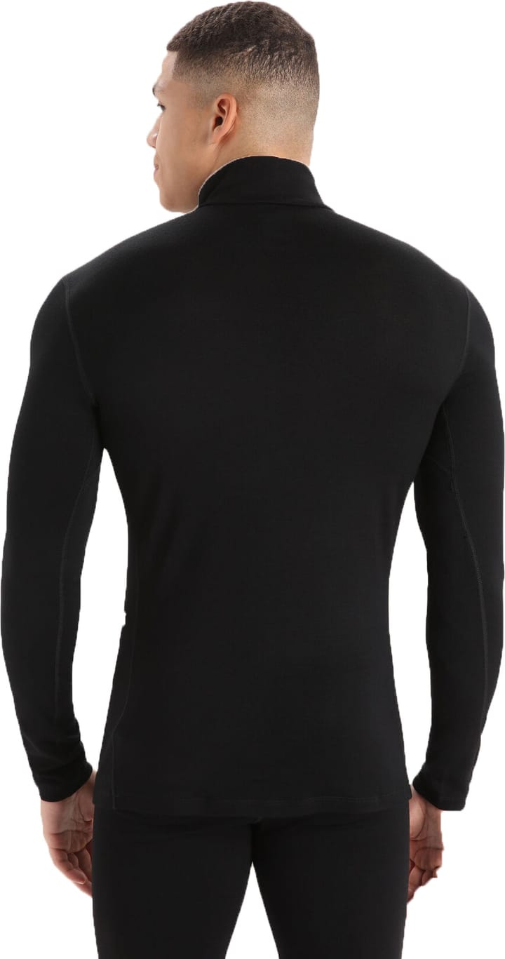 Icebreaker Men's 260 Tech Longsleeve Half Zip Black Icebreaker
