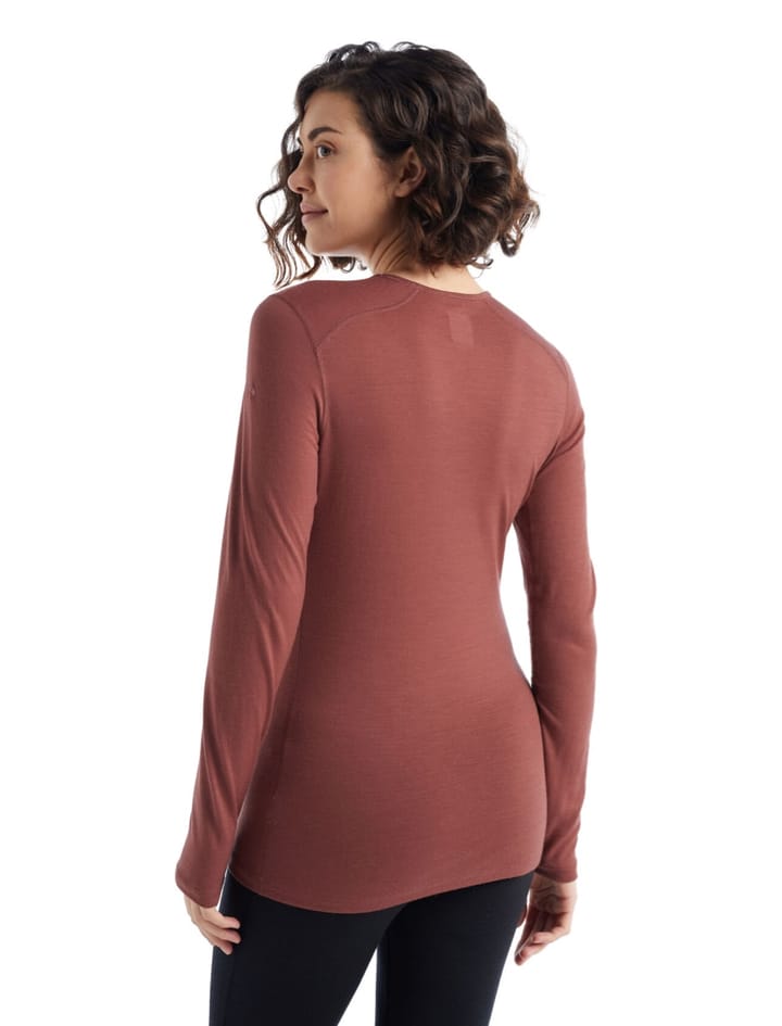 Icebreaker Women's 200 Oasis Long Sleeve Crewe Grape Icebreaker Icebreaker Women's 200 Oasis Long Sleeve Crewe Grape Icebreaker