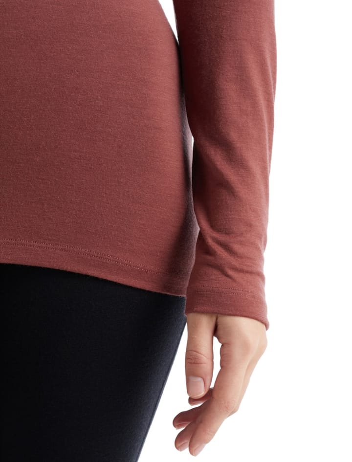 Icebreaker Women's 200 Oasis Long Sleeve Crewe Grape Icebreaker Icebreaker Women's 200 Oasis Long Sleeve Crewe Grape Icebreaker