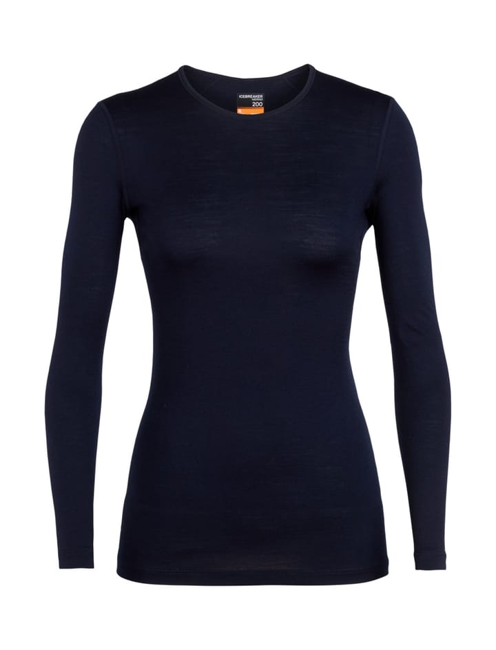 Icebreaker Wmns 200 Oasis LS Crewe Midnight Navy Icebreaker