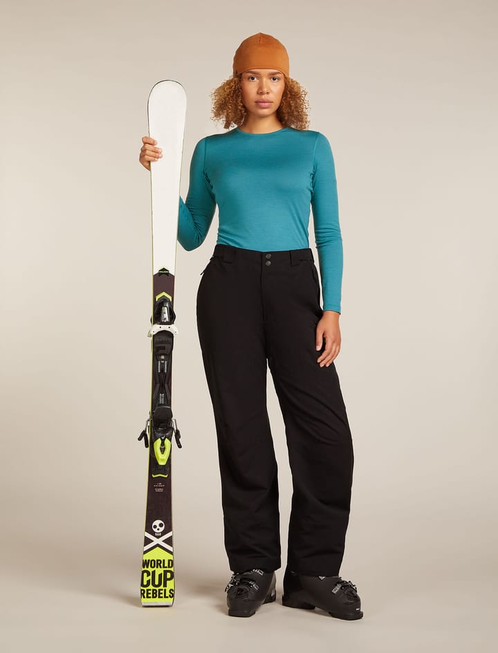 Icebreaker Women's 200 Oasis Long Sleeve Crewe Topaz Icebreaker
