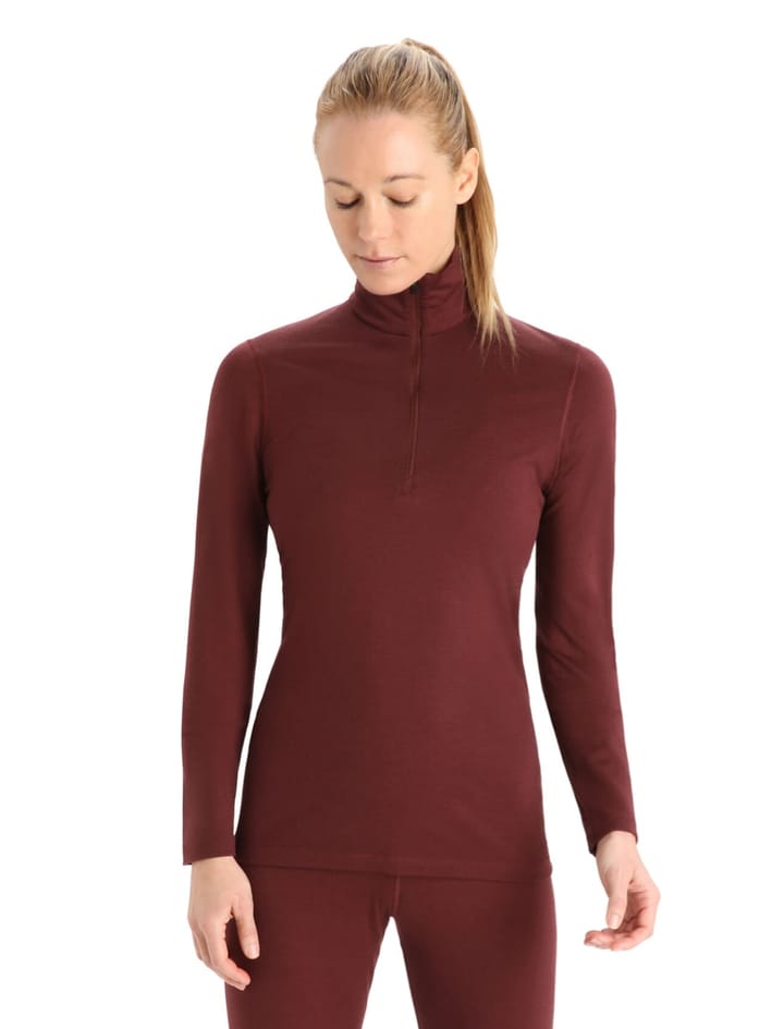 Icebreaker Women 200 Oasis LS Half Zip Espresso Icebreaker Icebreaker Women 200 Oasis LS Half Zip Espresso Icebreaker