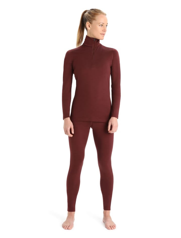 Icebreaker Women 200 Oasis LS Half Zip Espresso Icebreaker Icebreaker Women 200 Oasis LS Half Zip Espresso Icebreaker