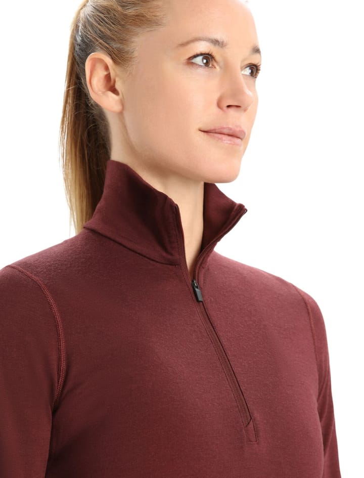 Icebreaker Women 200 Oasis LS Half Zip Espresso Icebreaker Icebreaker Women 200 Oasis LS Half Zip Espresso Icebreaker
