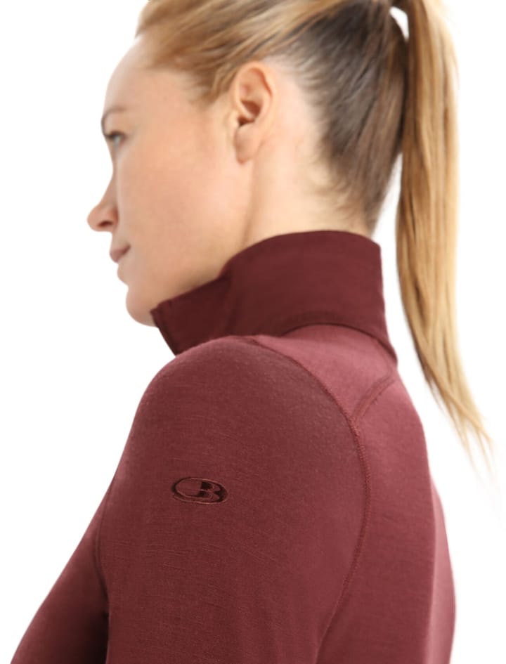Icebreaker Women 200 Oasis LS Half Zip Espresso Icebreaker Icebreaker Women 200 Oasis LS Half Zip Espresso Icebreaker