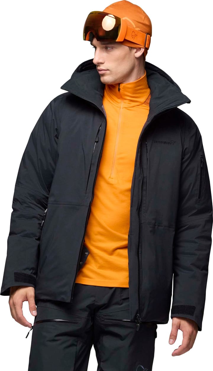 Norrøna Men's Lofoten GORE-TEX Down800 Jacket Caviar Black Norrøna