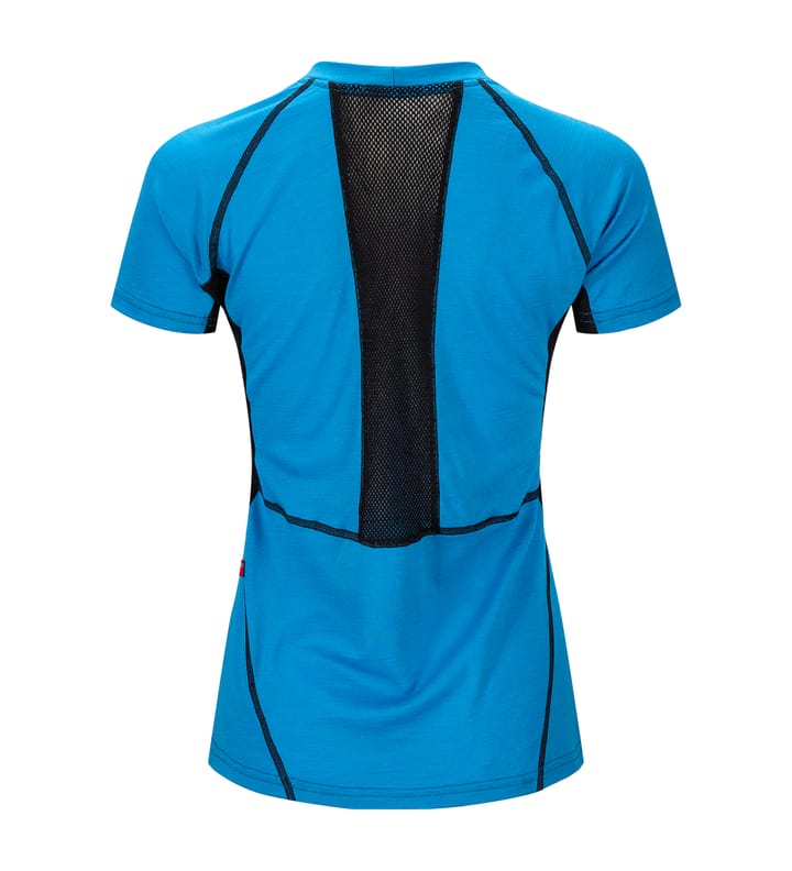Aclima Women's LightWool Sports T-shirt Bluejay/jet Black Aclima Aclima Women's LightWool Sports T-shirt Bluejay/jet Black Aclima