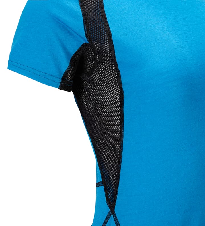 Aclima Women's LightWool Sports T-shirt Bluejay/jet Black Aclima Aclima Women's LightWool Sports T-shirt Bluejay/jet Black Aclima