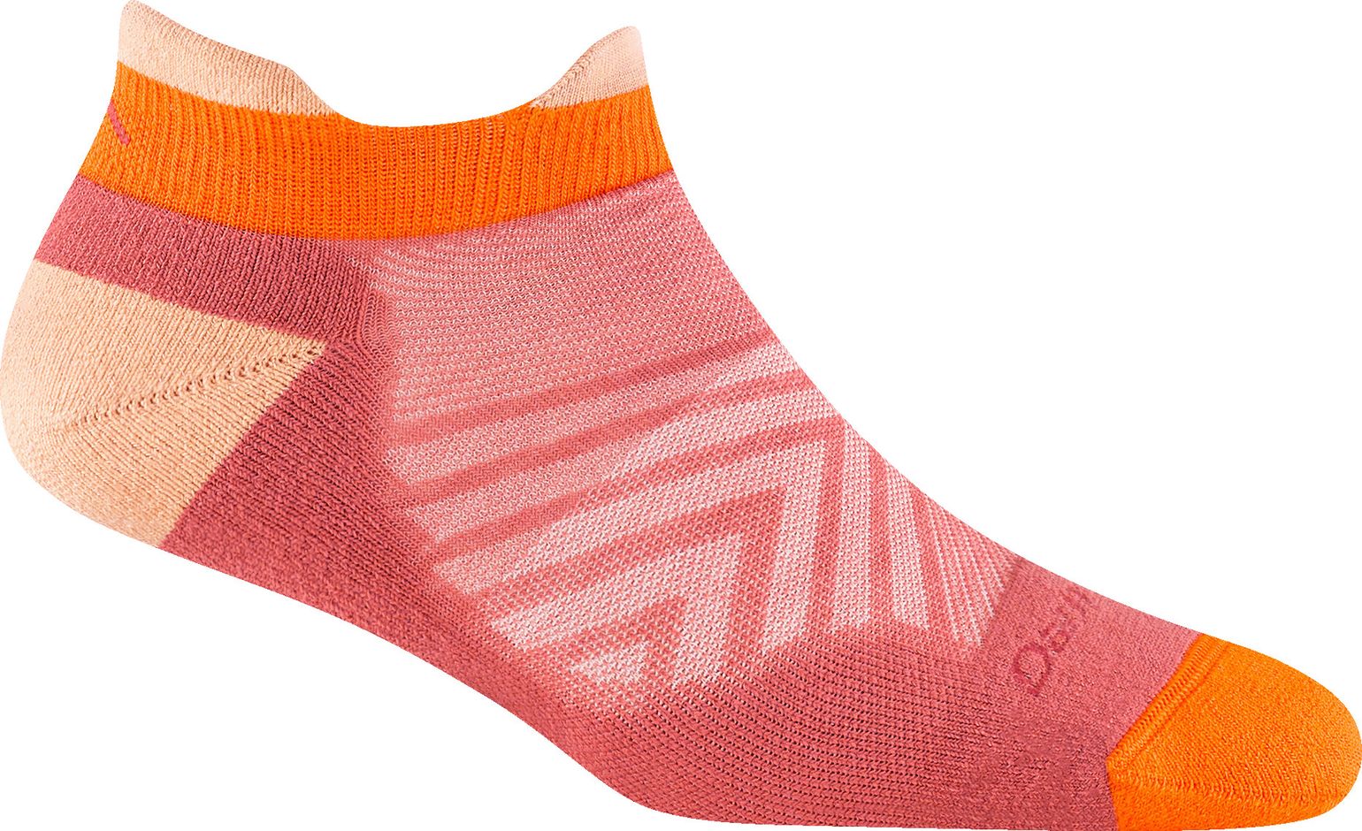 Darn Tough Women's Run No Show Tab Ultra-Lightweight Running Sock Cushion Canyon