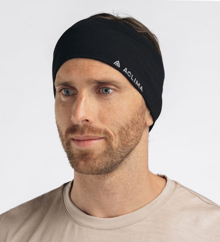 Aclima LightWool Headband Jet Black Aclima